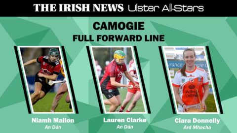 Lauren receives Irish News Ulster All Star Award