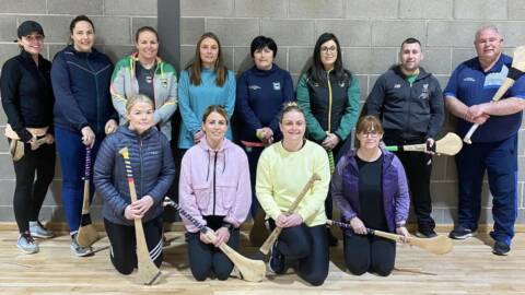 An Ríocht Camogie Coaches who underwent ‘Coach Development Training’ last Sunday morning with Senior Camogie Manager Ger Gribben.