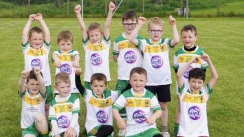 Some of An Ríocht's future stars during their U7’s games last weekend with Newry Bosco. 
