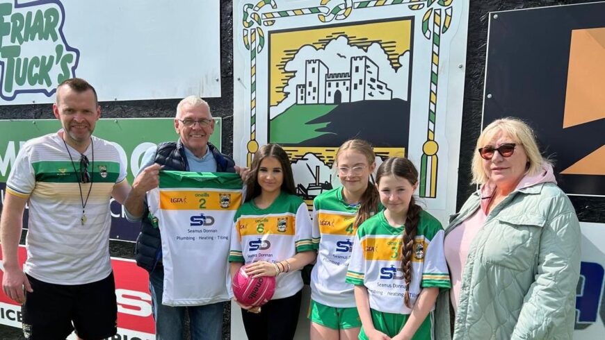 Donnan Plumbing Sponsor U14 LGFA Jerseys